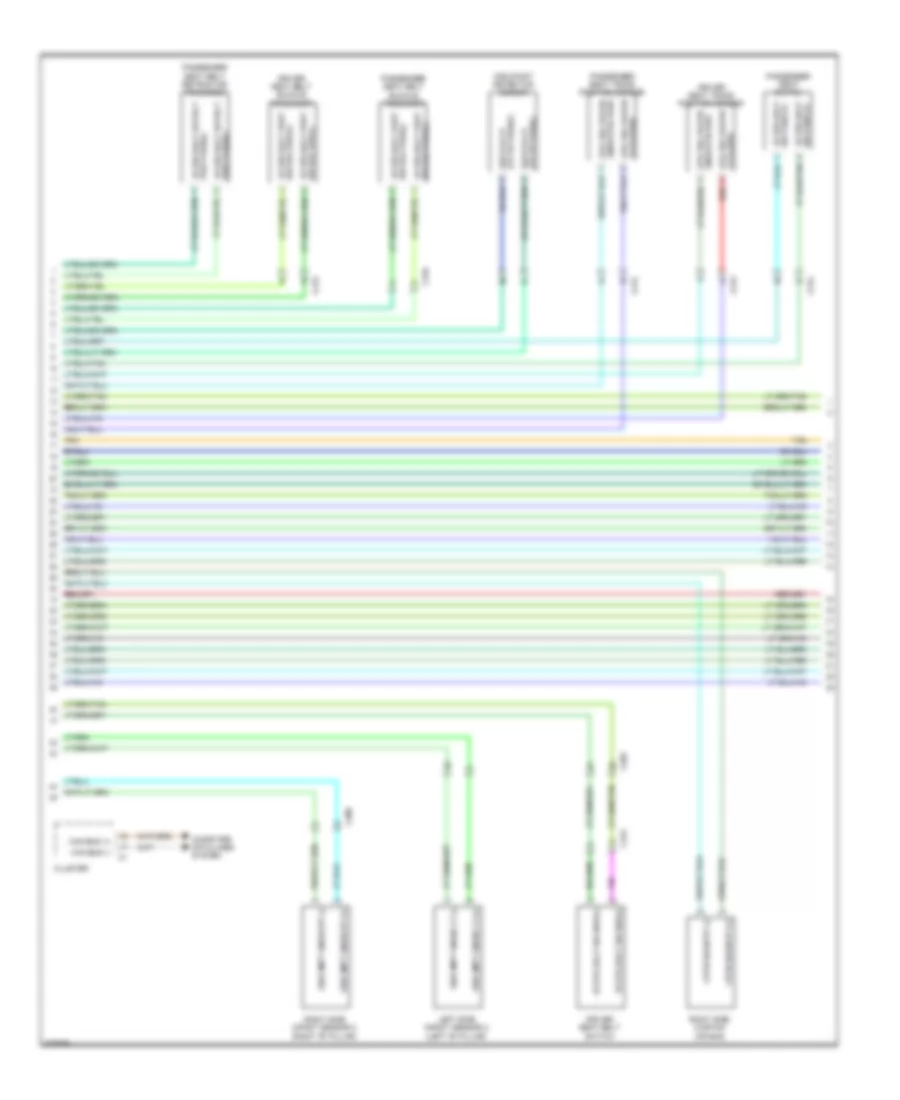 Supplemental Restraints Wiring Diagram (2 of 3) for Dodge Challenger RT 2011