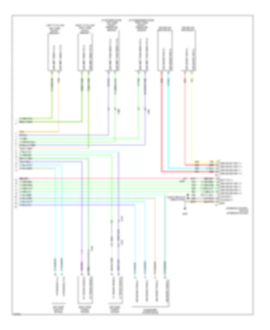Supplemental Restraints Wiring Diagram (3 of 3) for Dodge Challenger RT 2011