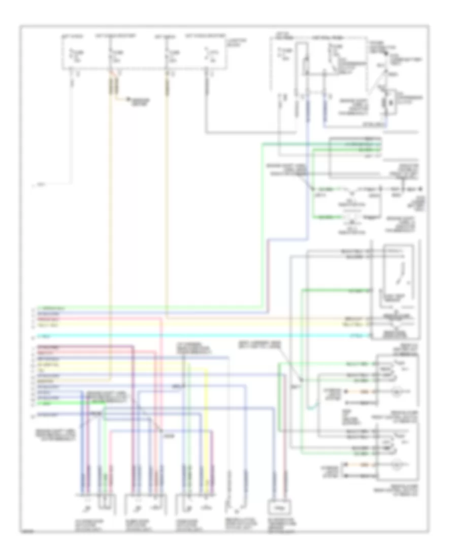 Air Conditioning Wiring Diagrams 2 of 2 for Dodge Caravan LE 1997