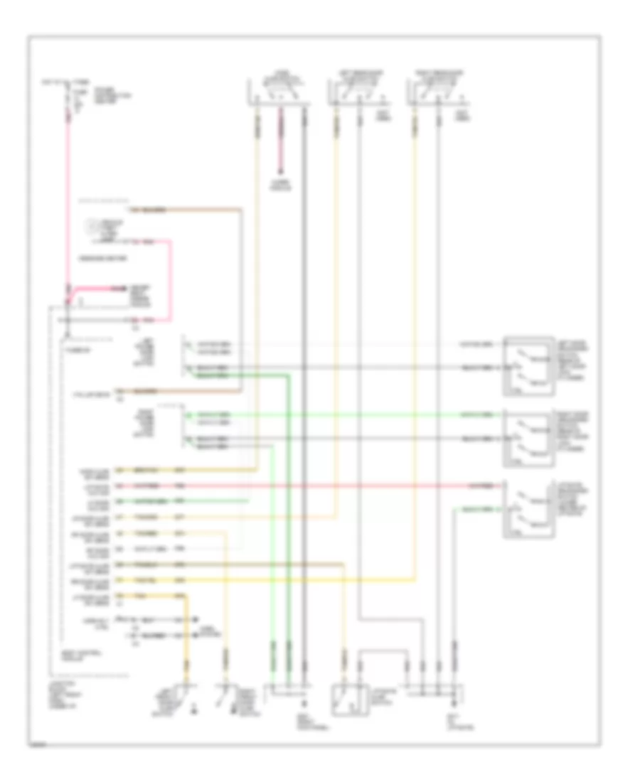 Anti-theft Wiring Diagram for Dodge Caravan LE 1997