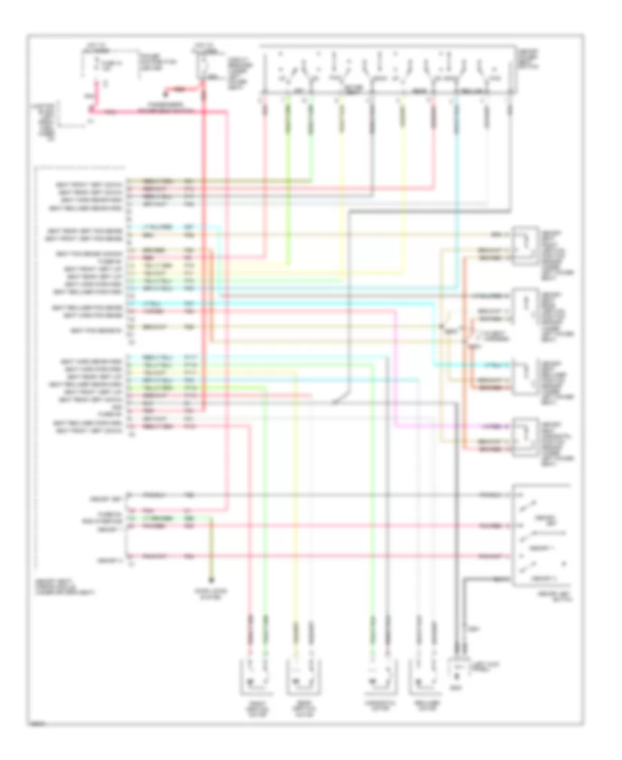 Memory Seat Wiring Diagram for Dodge Caravan LE 1997