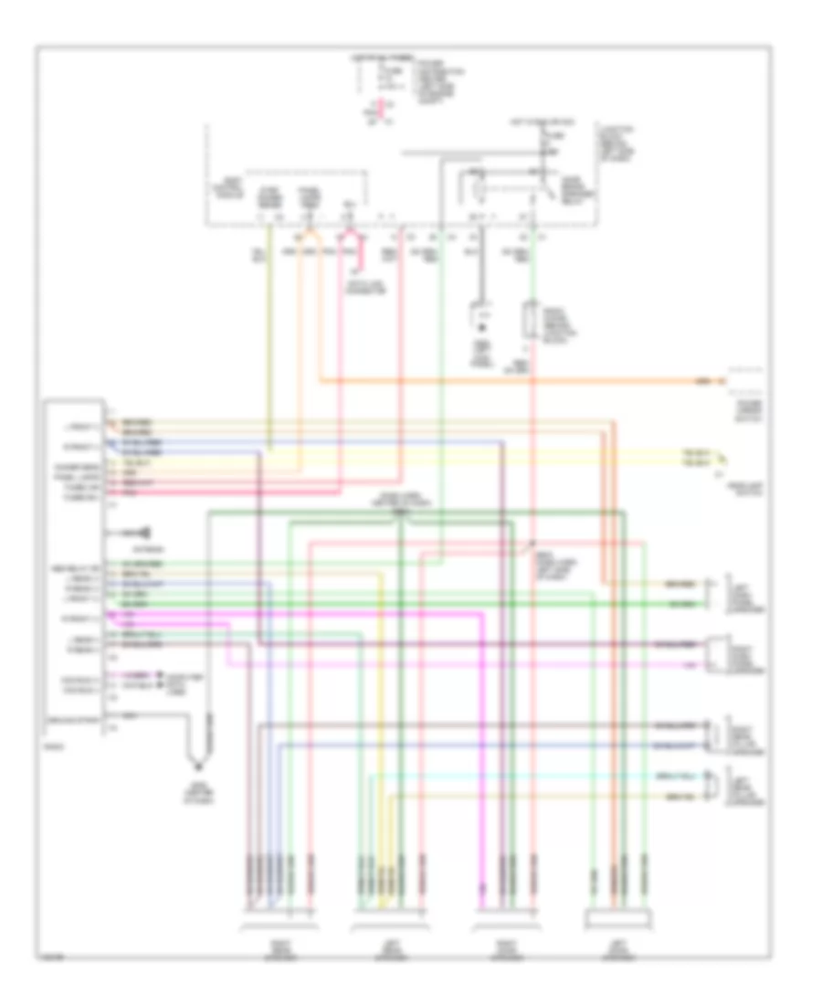 Radio Wiring Diagrams Premium Model for Dodge Caravan LE 1997