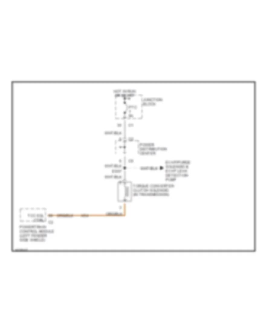 3.0L, Transmission Wiring Diagram for Dodge Caravan LE 1997