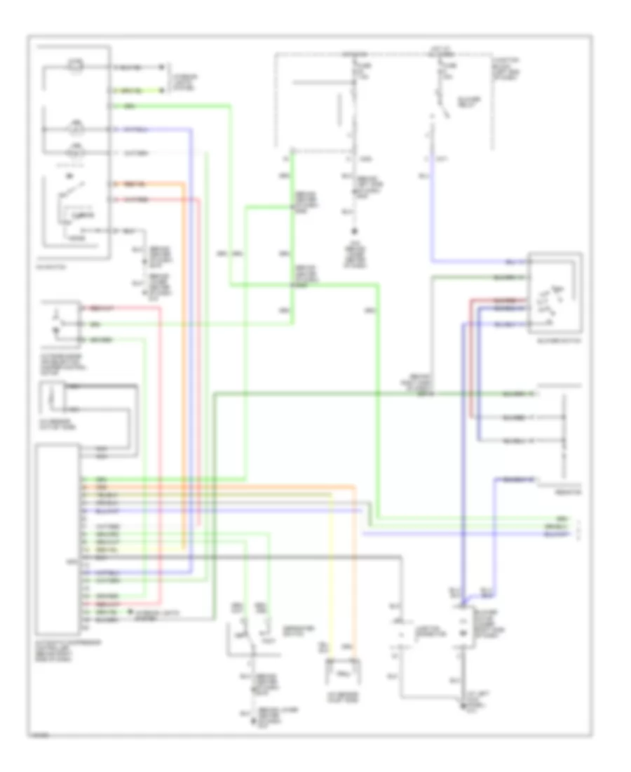 2 4L Manual A C Wiring Diagram 1 of 2 for Dodge Stratus SXT 2004