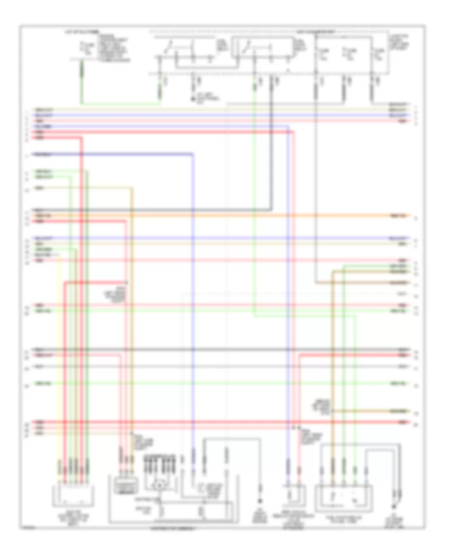 3.0L, Engine Performance Wiring Diagram, with MT (2 of 4) for Dodge Stratus SXT 2004