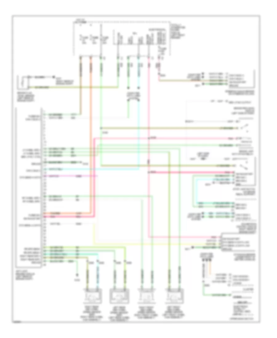 Anti lock Brakes Wiring Diagram for Dodge Pickup R2009 3500