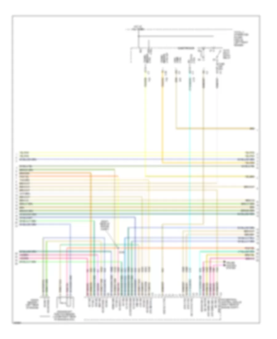 3.7L, Engine Performance Wiring Diagram (3 of 5) for Dodge Pickup R3500 2009