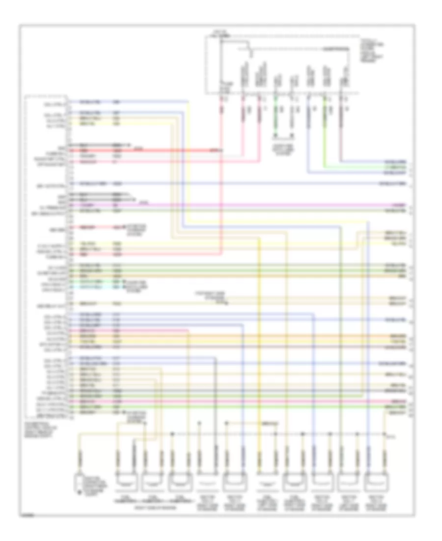 5.7L, Engine Performance Wiring Diagram (1 of 5) for Dodge Pickup R3500 2009