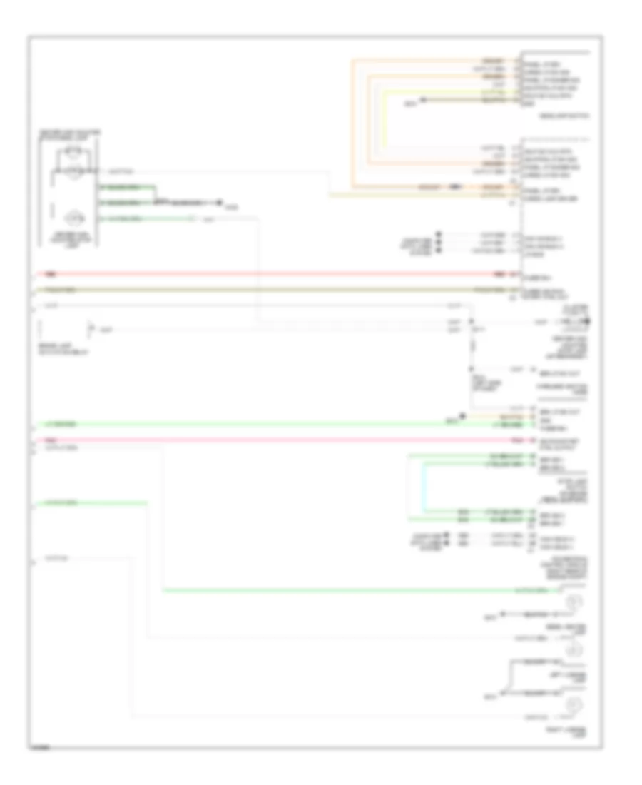 Exterior Lamps Wiring Diagram 2 of 2 for Dodge Pickup R2009 3500