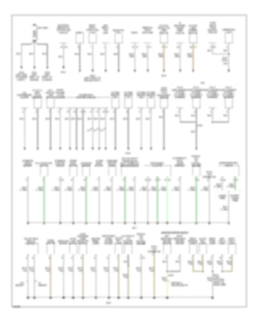 Ground Distribution Wiring Diagram 1 of 2 for Dodge Pickup R2009 3500