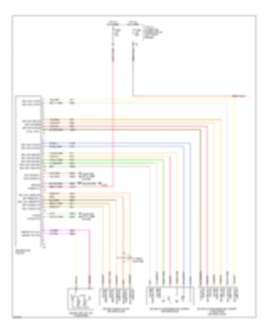 Memory Mirrors Wiring Diagram 1 of 2 for Dodge Pickup R2009 3500