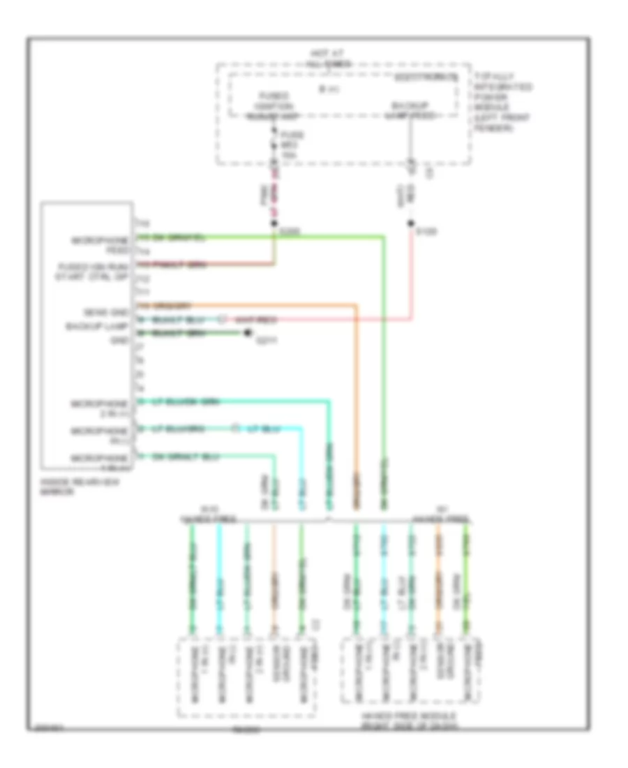 Automatic Day Night Mirror Wiring Diagram Base for Dodge Pickup R2009 3500