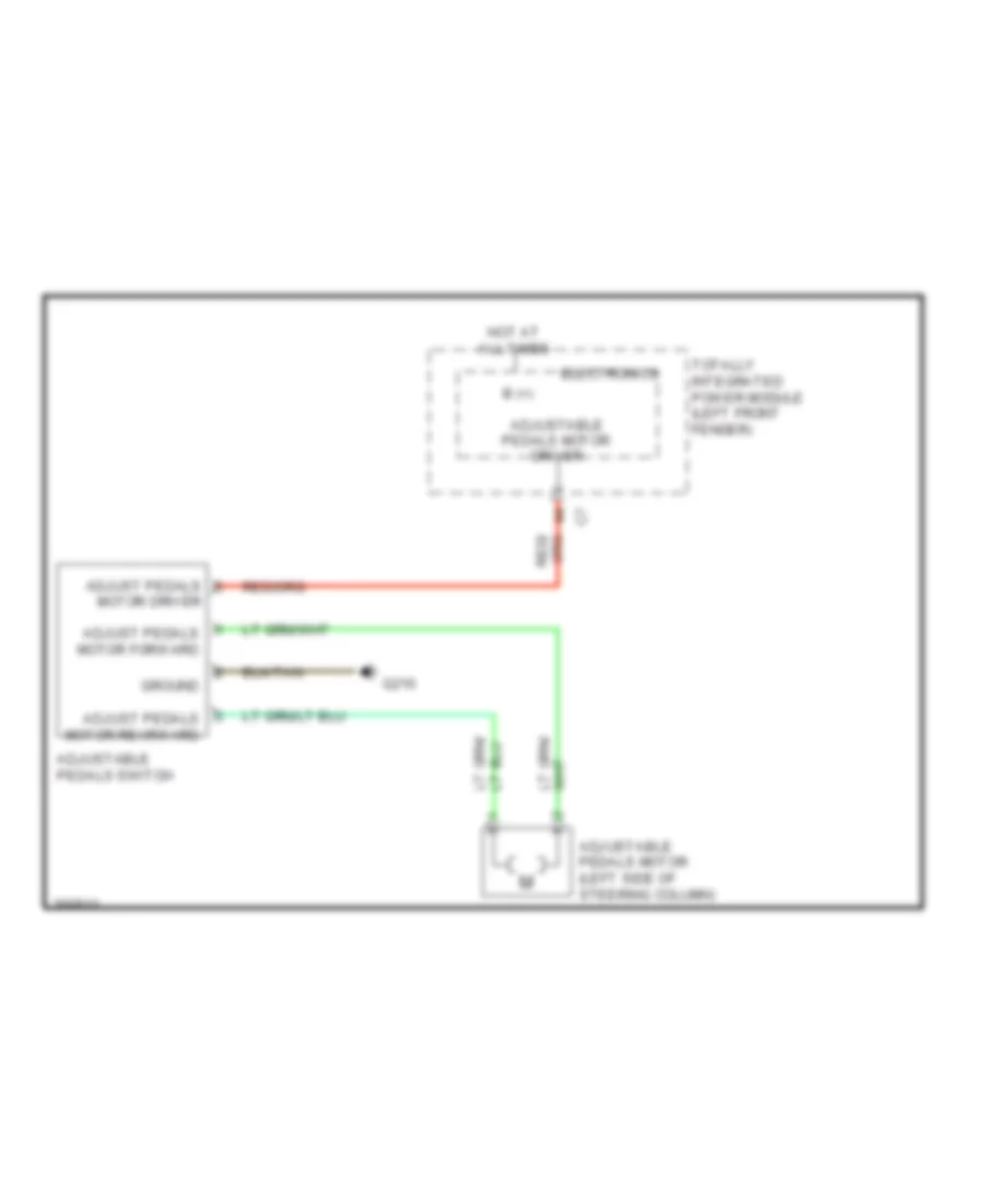 Adjustable Pedal Wiring Diagram for Dodge Pickup R2009 3500