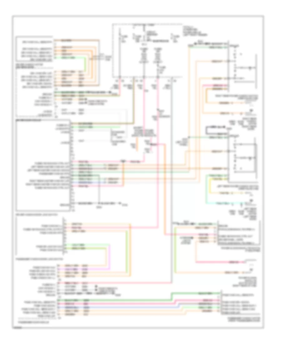 Power Windows Wiring Diagram for Dodge Pickup R3500 2009