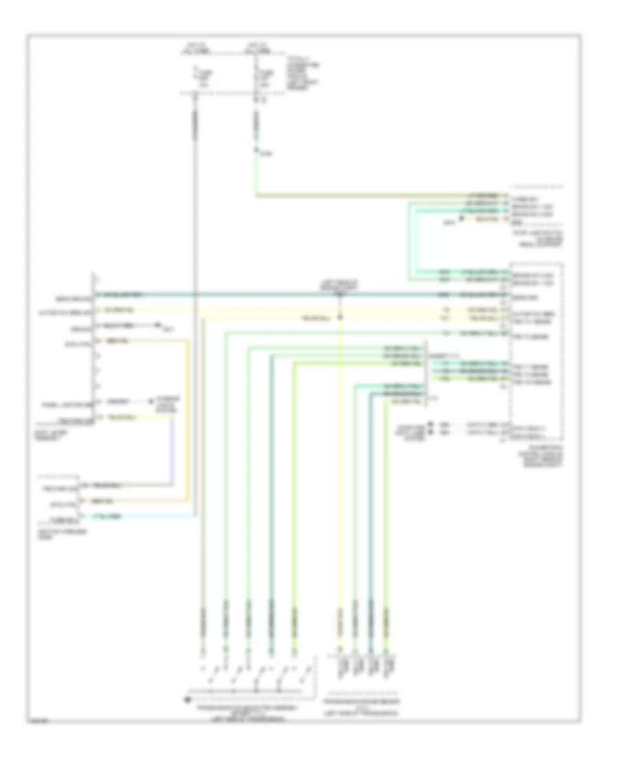 Shift Interlock Wiring Diagram, with Floor Shift for Dodge Pickup R3500 2009