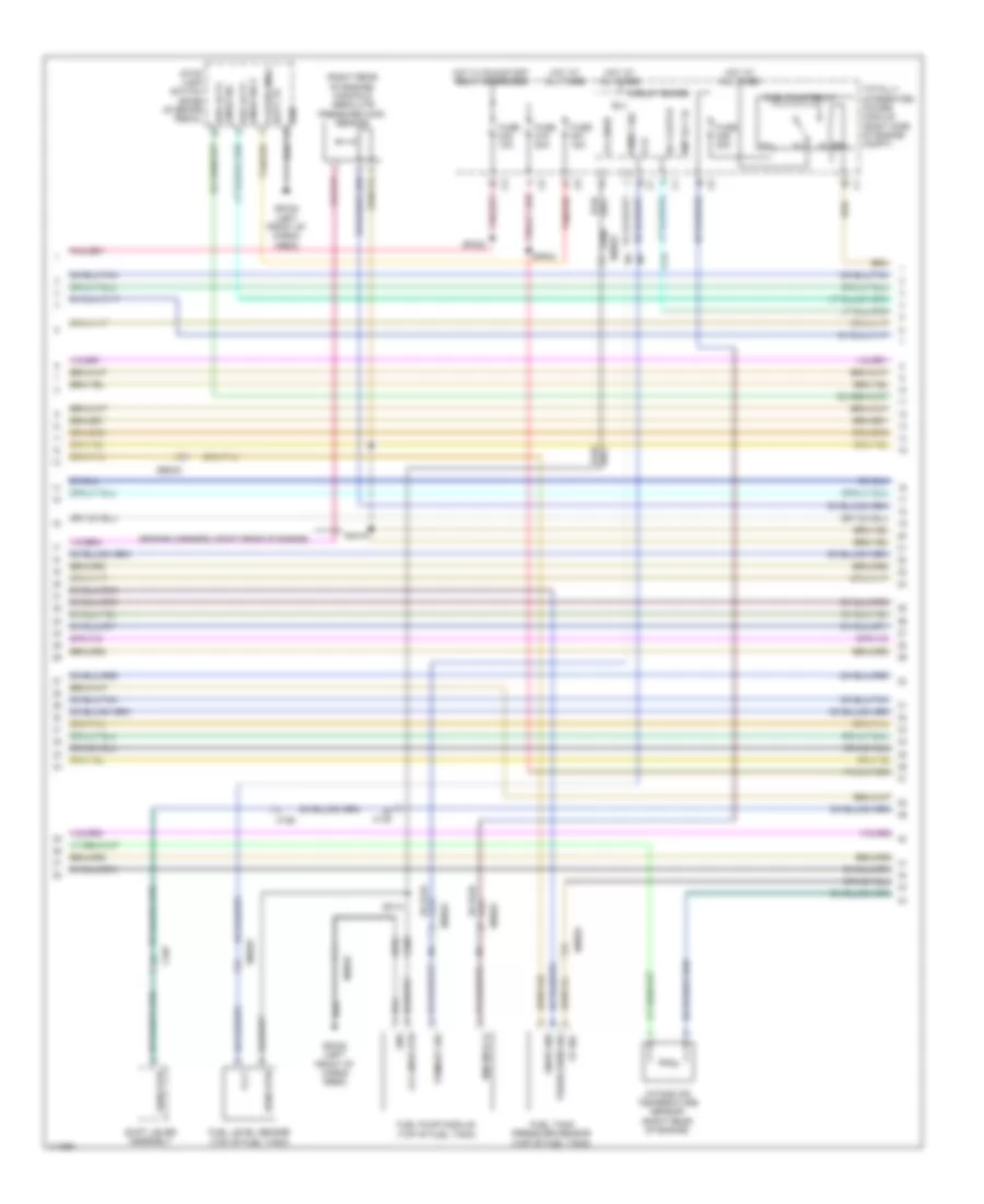 3.6L, Engine Performance Wiring Diagram (3 of 5) for Dodge Durango Citadel 2013