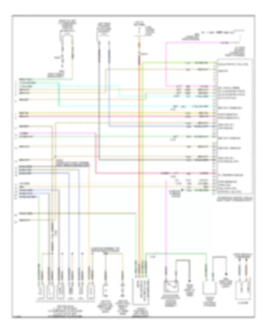 3.6L, Engine Performance Wiring Diagram (5 of 5) for Dodge Durango Citadel 2013