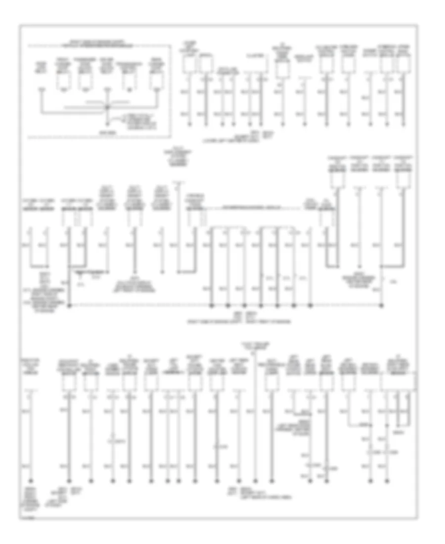 Ground Distribution Wiring Diagram 2 of 3 for Dodge Durango Citadel 2013