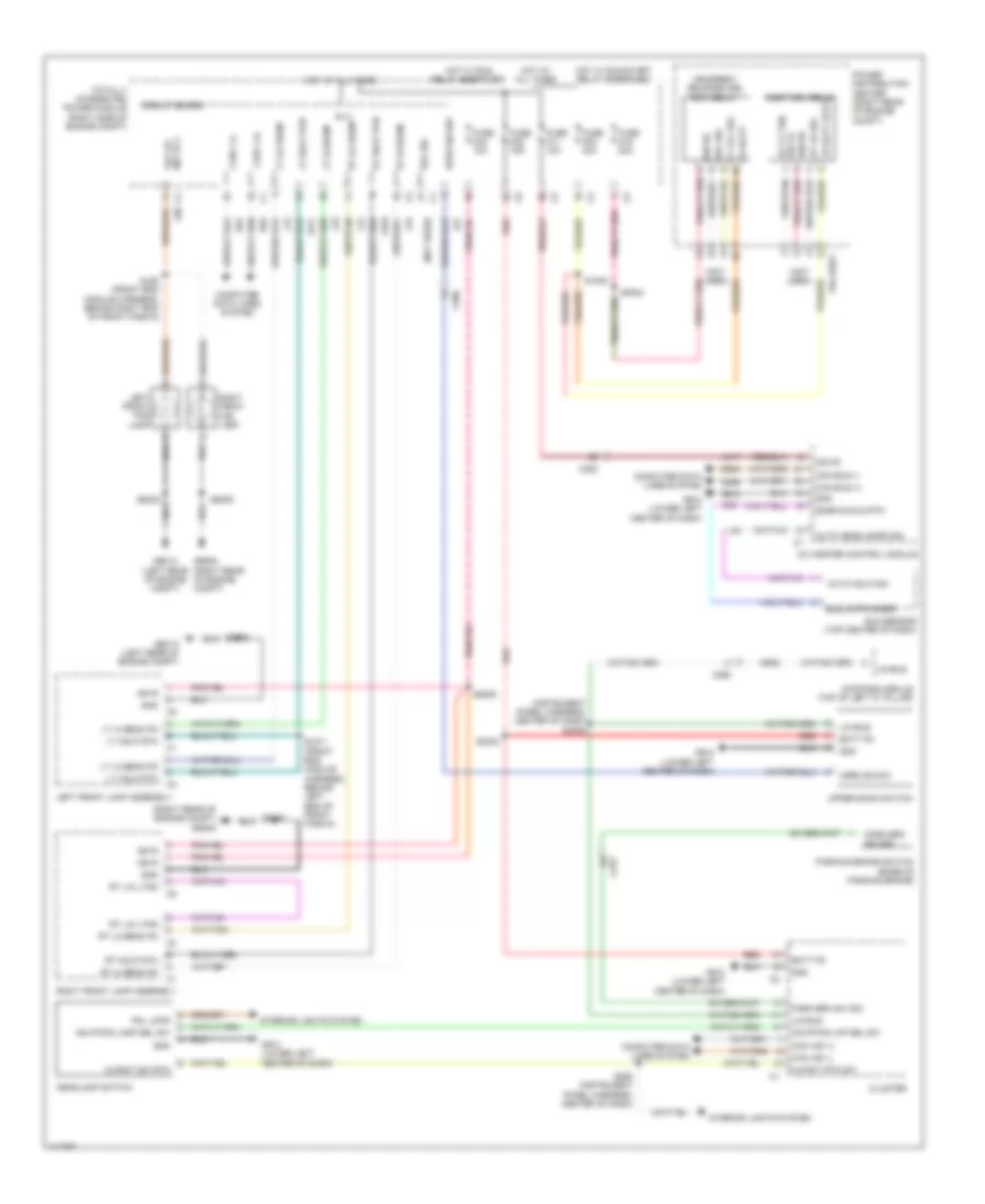 Headlamps Wiring Diagram for Dodge Durango Citadel 2013