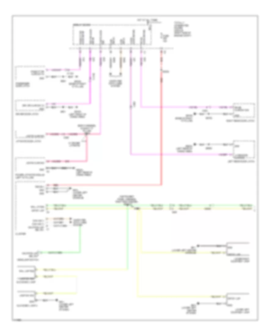 Courtesy Lamps Wiring Diagram 1 of 2 for Dodge Durango Citadel 2013