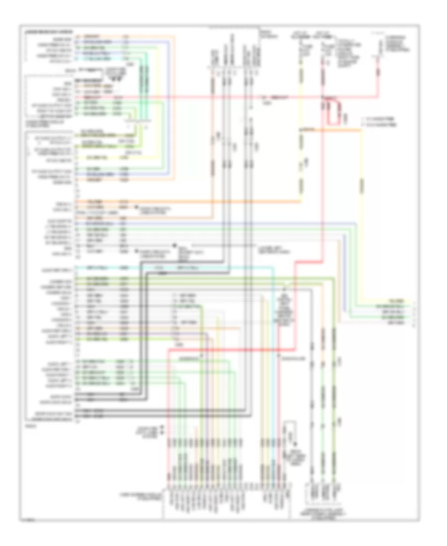 Navigation Wiring Diagram 1 of 3 for Dodge Durango Citadel 2013