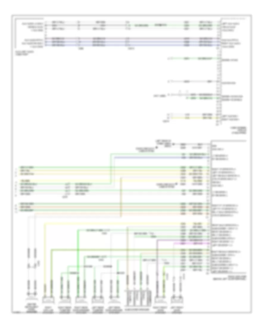 Navigation Wiring Diagram 3 of 3 for Dodge Durango Citadel 2013