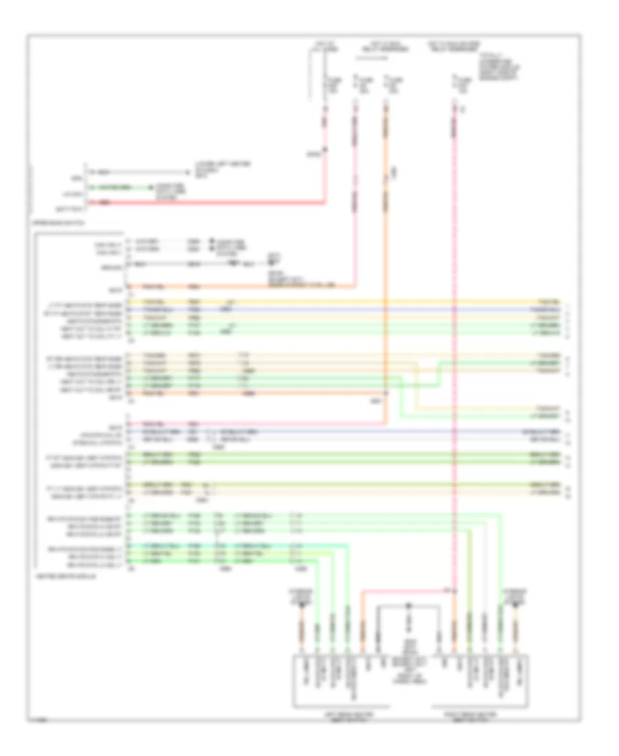 Heated Seats Wiring Diagram (1 of 2) for Dodge Durango Citadel 2013