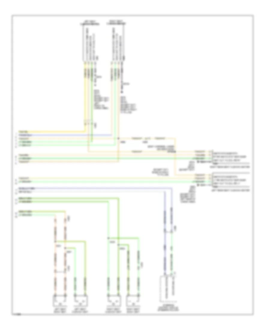 Heated Seats Wiring Diagram (2 of 2) for Dodge Durango Citadel 2013