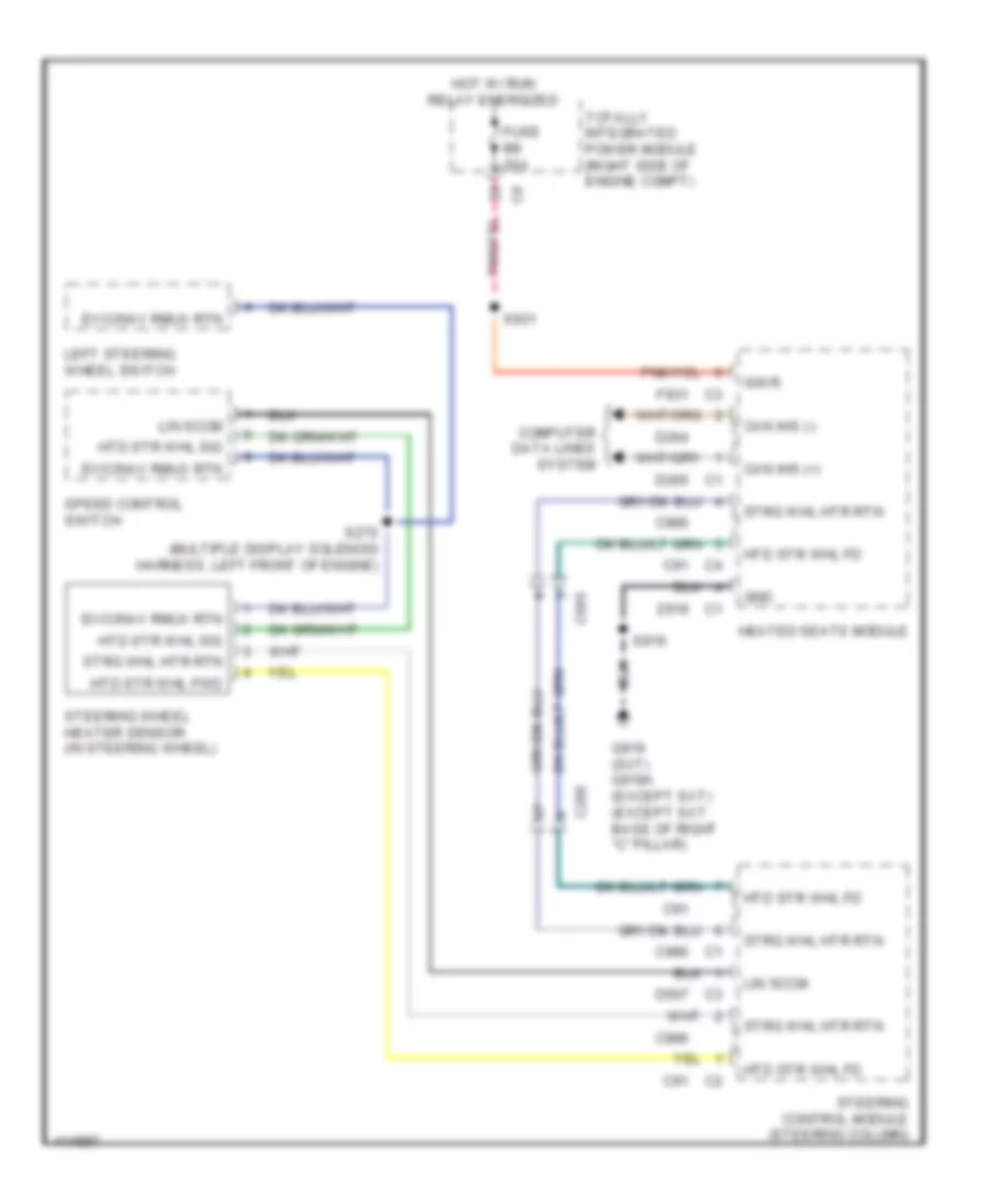 Heated Steering Wheel Wiring Diagram for Dodge Durango Citadel 2013