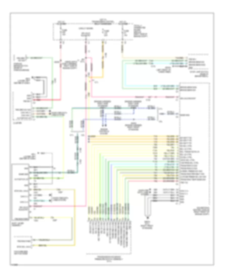 Shift Interlock Wiring Diagram for Dodge Durango Citadel 2013