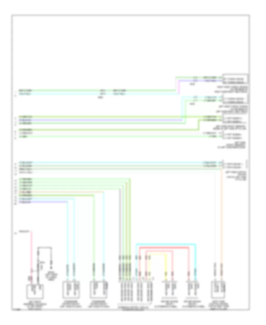 Supplemental Restraints Wiring Diagram 2 of 2 for Dodge Durango Citadel 2013