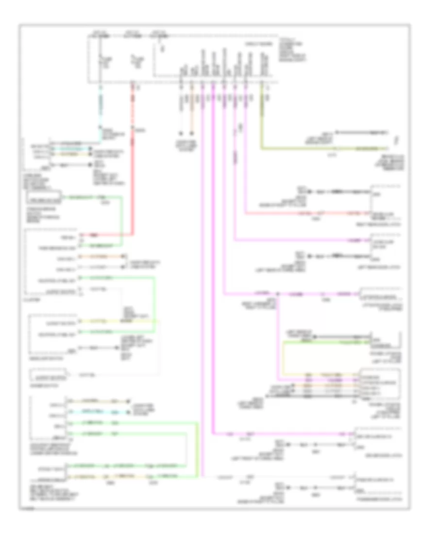 Chime Wiring Diagram for Dodge Durango Citadel 2013