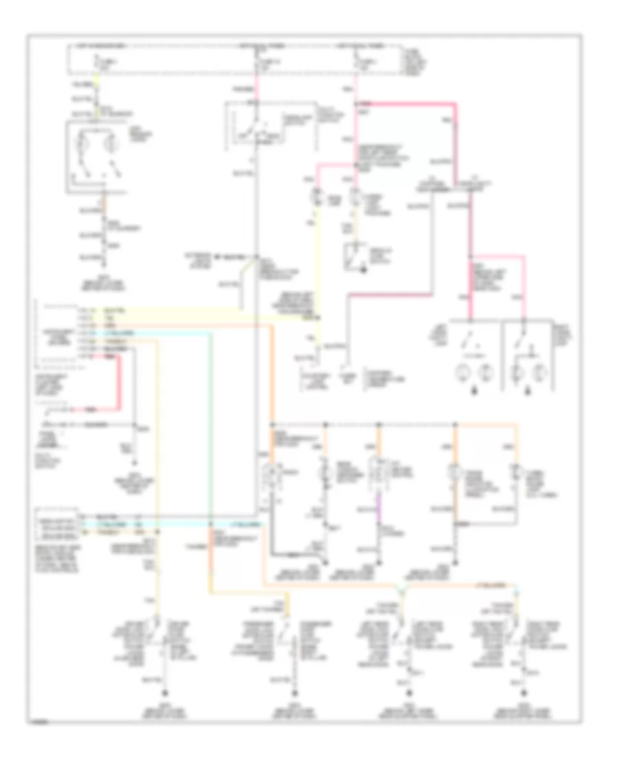 Interior Lights Wiring Diagram for Dodge SX RT 2004