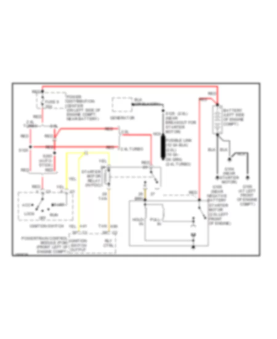 Starting Wiring Diagram for Dodge SX R T 2004
