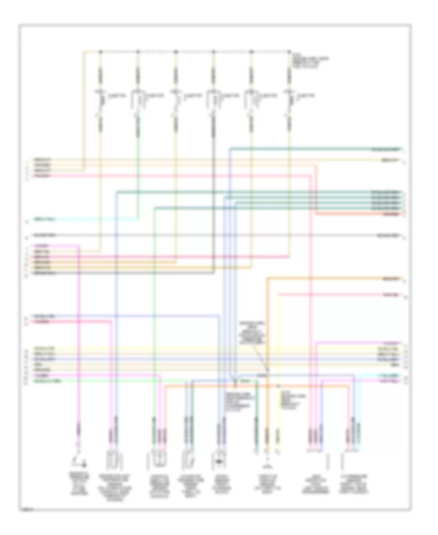 3.3L, Engine Performance Wiring Diagram (2 of 3) for Dodge Caravan SE 2003