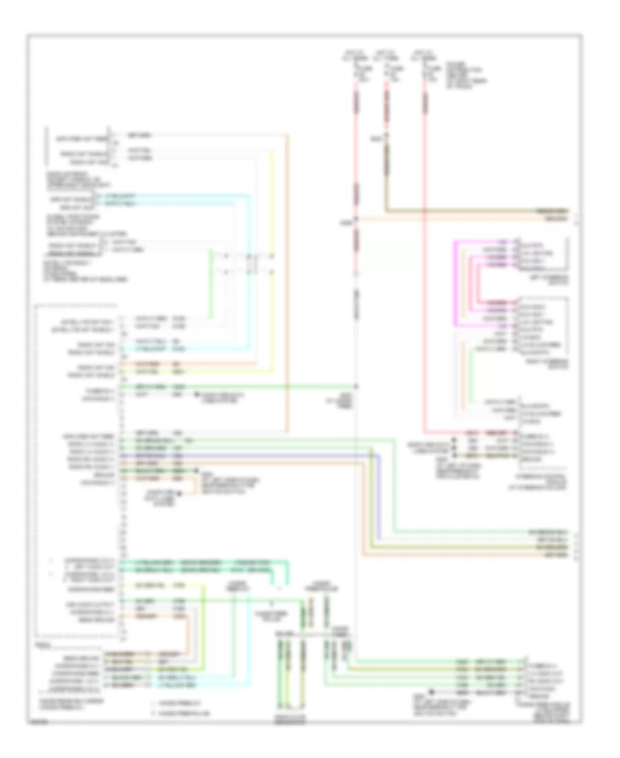 Radio Wiring Diagram Premium 1 of 3 for Dodge Charger SRT 8 2008