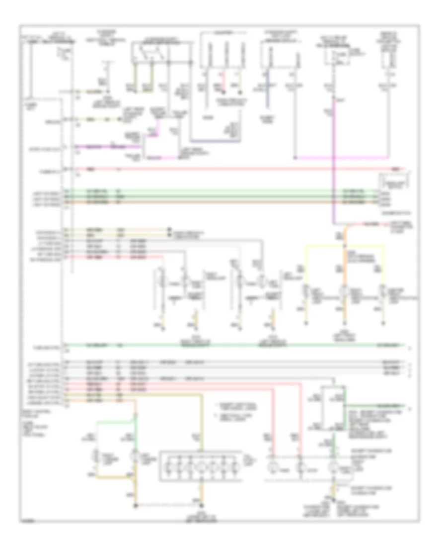Exterior Lamps Wiring Diagram 1 of 2 for Dodge Sprinter 2009 2500
