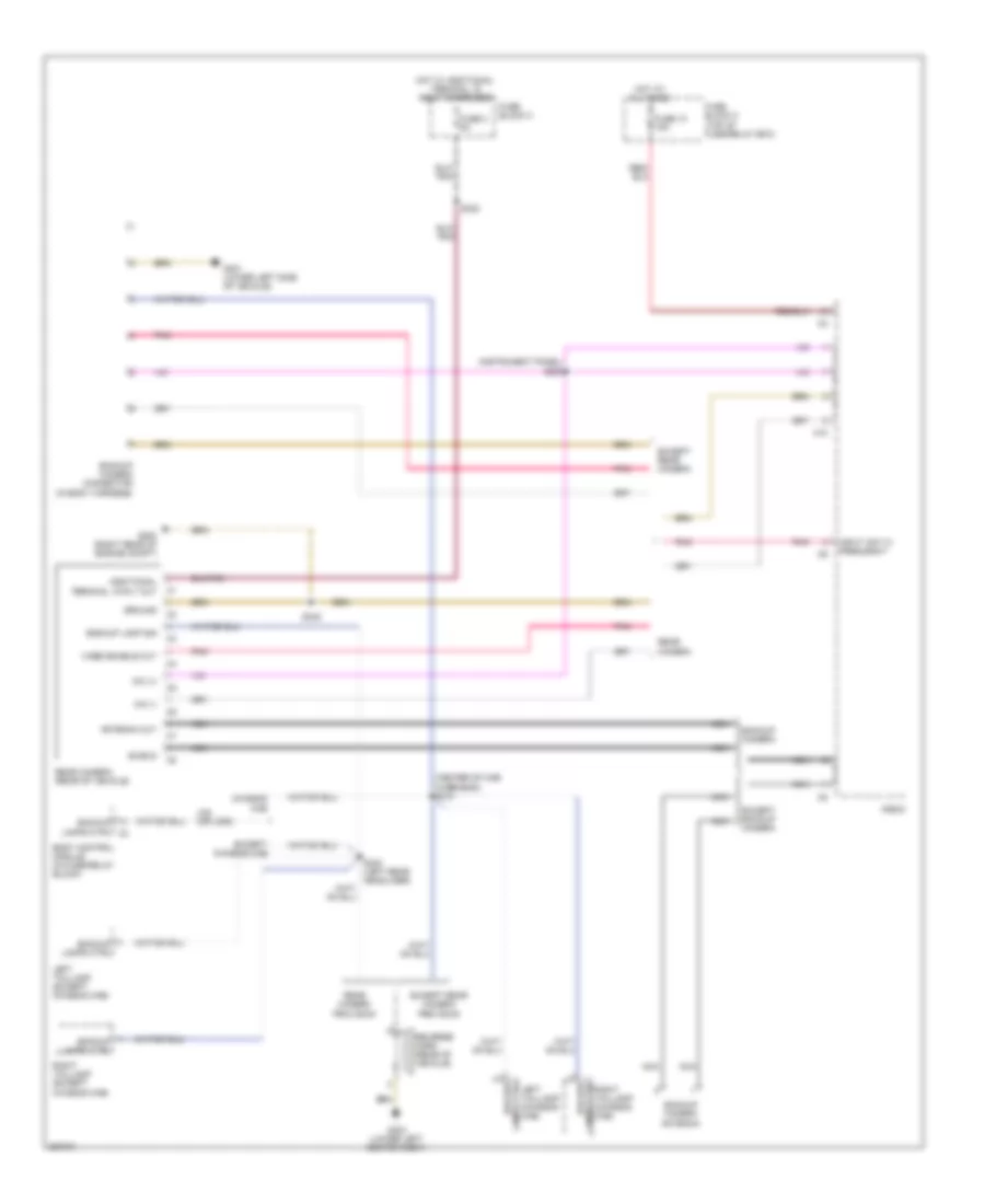 Rear Camera Wiring Diagram with Monitor Preinstallation for Dodge Sprinter 2009 2500