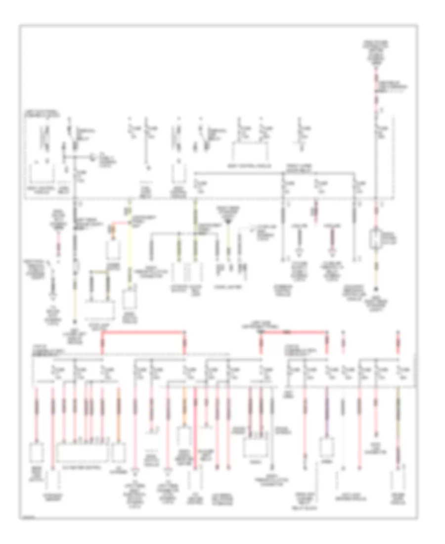 Power Distribution Wiring Diagram (2 of 5) for Dodge Sprinter 2500 2009