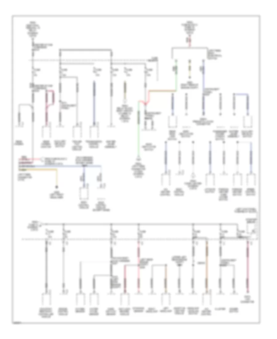 Power Distribution Wiring Diagram (4 of 5) for Dodge Sprinter 2500 2009