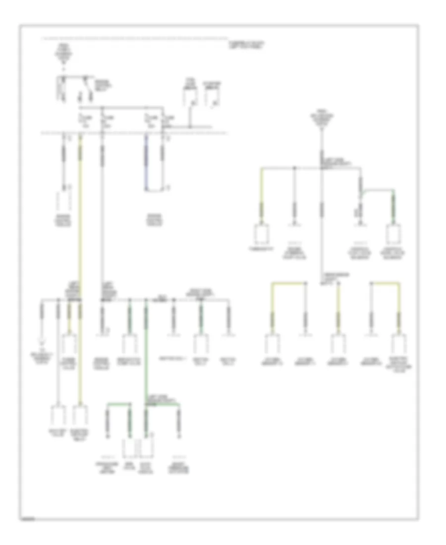 Power Distribution Wiring Diagram (5 of 5) for Dodge Sprinter 2500 2009