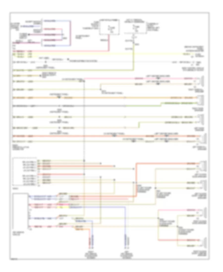 Radio Wiring Diagram, Sound 5 with Preinstallation for Dodge Sprinter 2500 2009