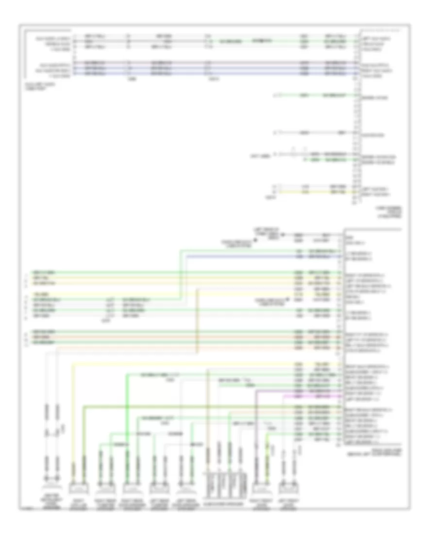 Navigation Wiring Diagram (3 of 3) for Dodge Durango Crew 2013