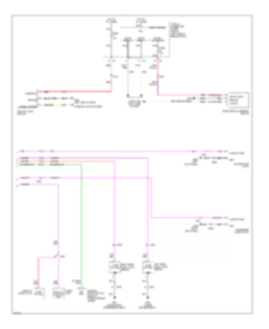 Instrument Cluster Wiring Diagram 2 of 2 for Dodge Avenger SXT 2012