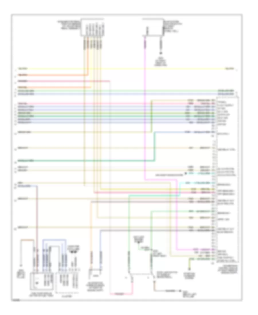 2.7L, Engine Performance Wiring Diagram (4 of 5) for Dodge Charger SXT 2008