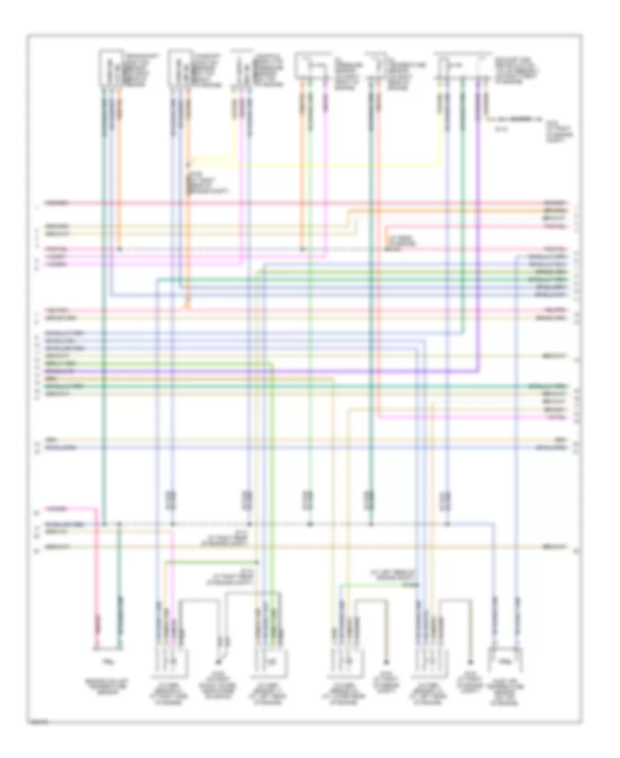 5.7L, Engine Performance Wiring Diagram (3 of 4) for Dodge Charger SXT 2008