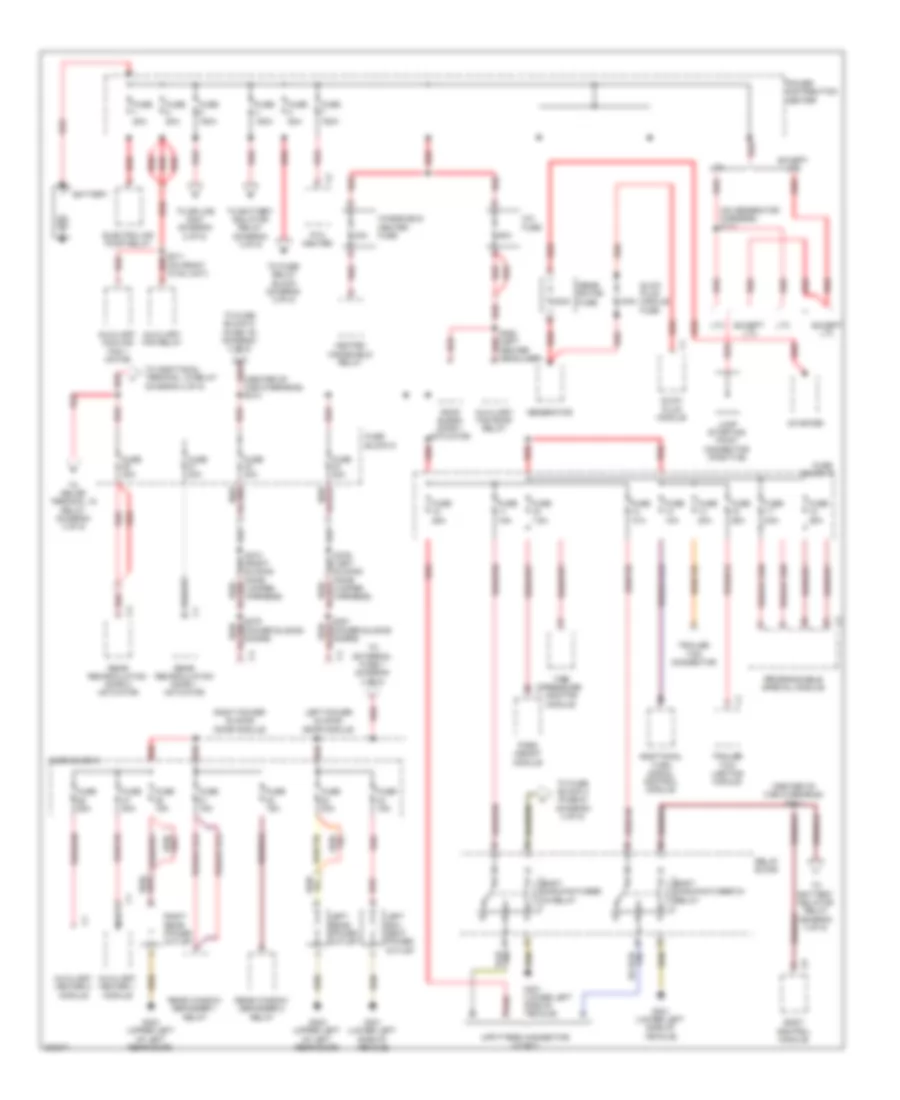 Power Distribution Wiring Diagram 1 of 5 for Dodge Sprinter 2009 3500