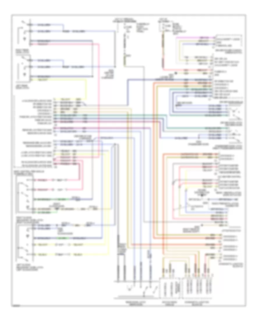 Power Door Locks Wiring Diagram for Dodge Sprinter 3500 2009