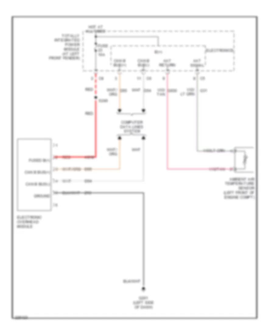 Overhead Console Wiring Diagram for Dodge Pickup R2006 1500