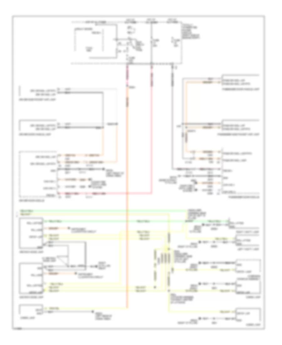 Courtesy Lamps Wiring Diagram (2 of 2) for Dodge Durango RT 2013